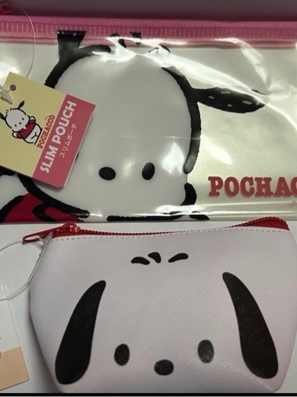 Pochaco lot of 2, coin purse & pencil pouch